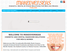 Tablet Screenshot of makeoverseas.com